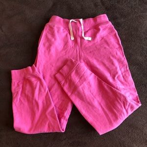 Pink Hanna Andersson sweat pants, size 140